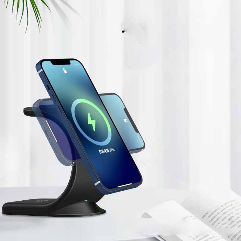 Vertical Three-in-one Magnetic Wireless Charger Vertical Three-in-one Magnetic Wireless Charger